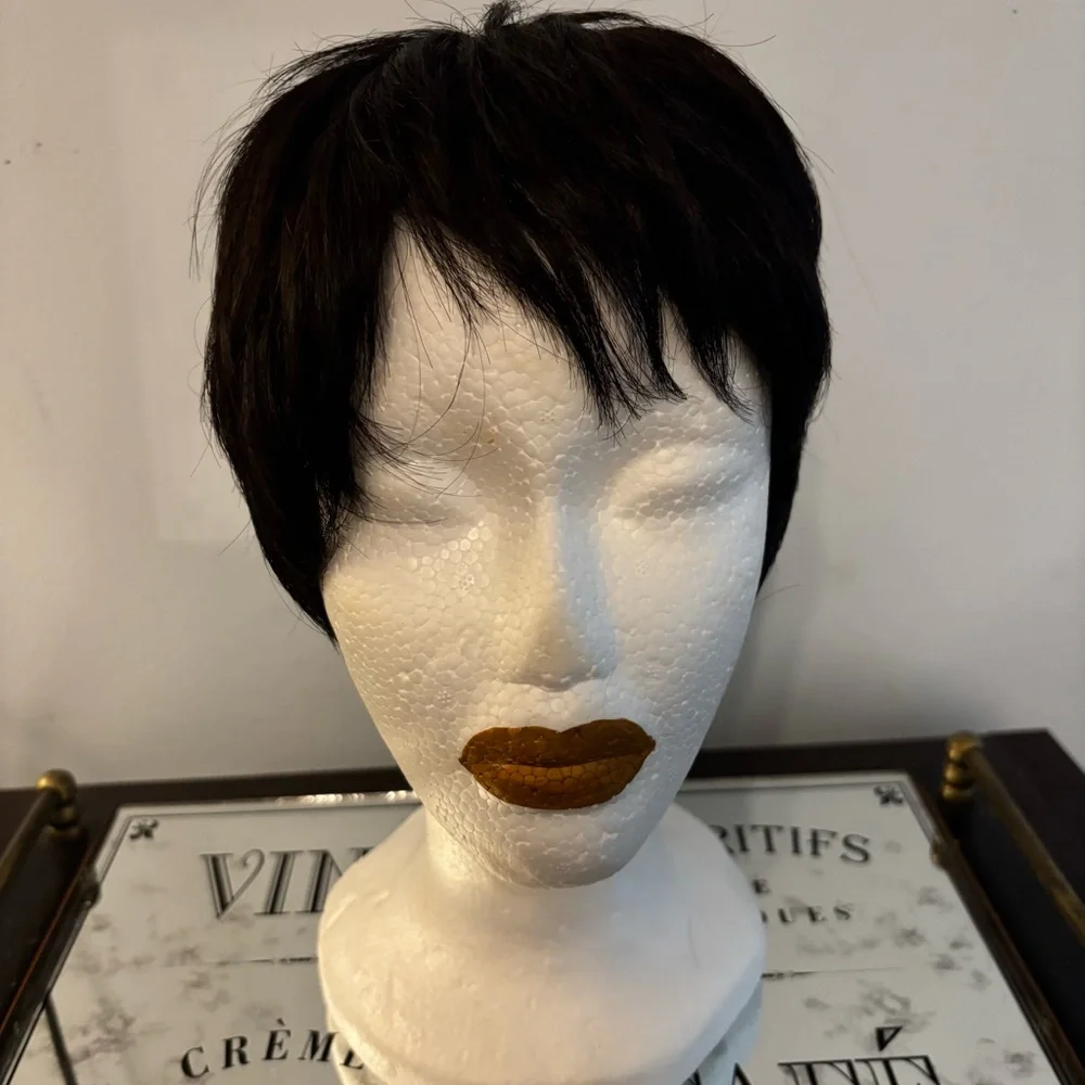 Women’s Wig Brand New Brunette Hair Wig Synthetic Short Cute   ￼ - Picture 4 of 9